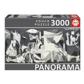 EDUCA  PUZZLE GUERNICA DE PABLO PICASSO | UVRE PANORAMIQUE DART MODERNE  3000 PIÈCES