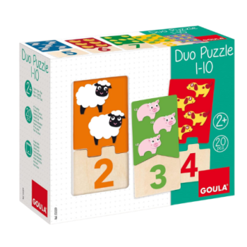 GOULA  DUO PUZZLE 1-10 | PREMIER JEU DE NUMÉRATION LUDIQUE POUR ENFANTS