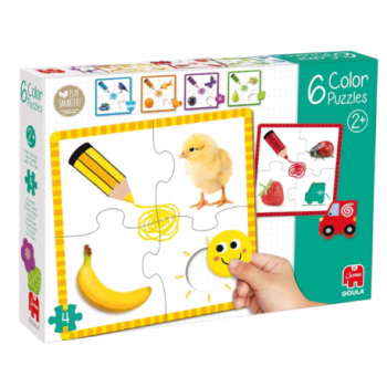 GOULA  6 COLOR PUZZLE | PREMIER JEU DÉVEIL LUDIQUE POUR ENFANTS