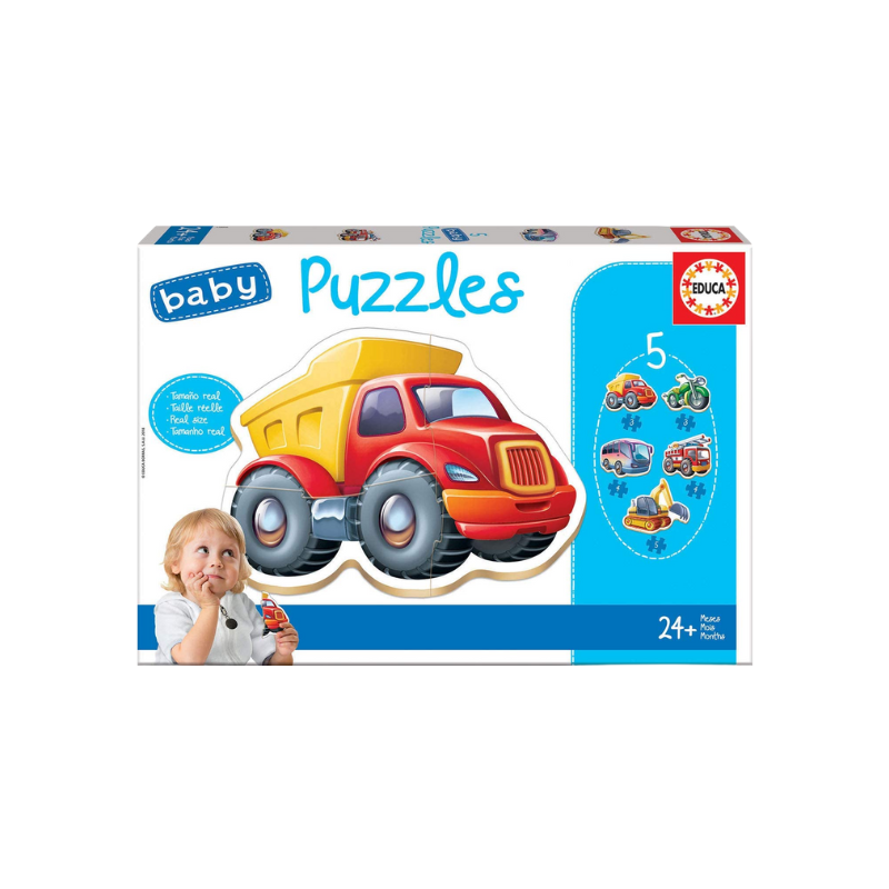 EDUCA  BABY VEHICLES PUZZLE | DÉCOUVERTE DES VÉHICULES POUR ENFANTS
