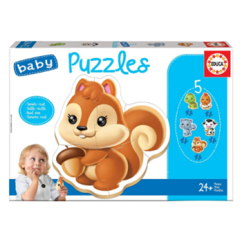 EDUCA  PUZZLES BABY ANIMAUX | ACTIVITÉ SENSORIELLE ET LUDIQUE POUR ENFANTS