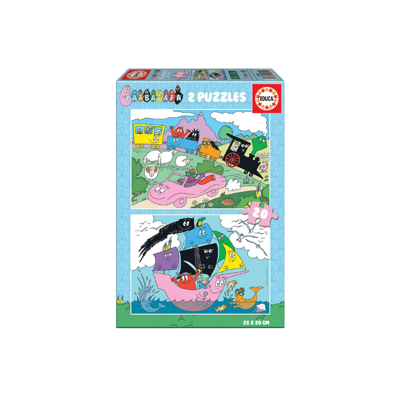 EDUCA  PUZZLES BARBAPAPA | ACTIVITÉ LUDIQUE ET PÉDAGOGIQUE POUR ENFANTS