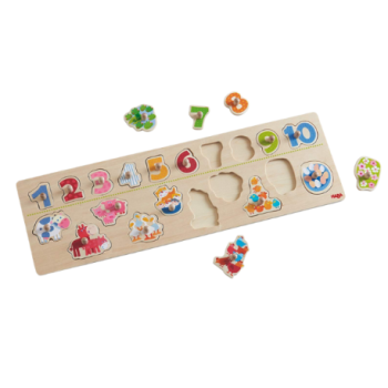 HABA  PUZZLE ANIMAUX & CHIFFRES | JEU DÉVEIL LUDIQUE ET PÉDAGOGIQUE POUR ENFANTS