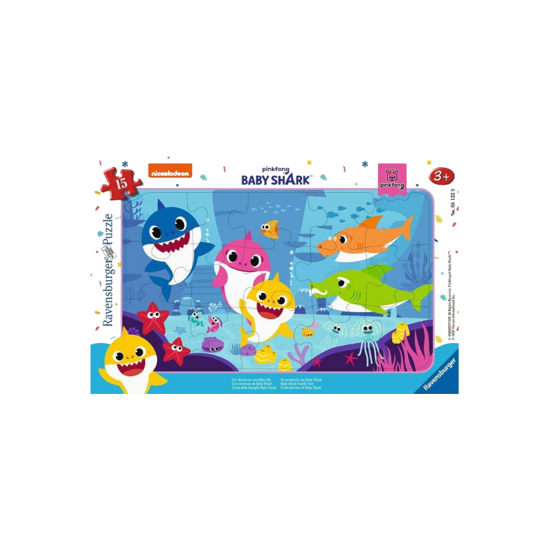 RAVENSBURGER  PUZZLES BABY SHARK | JEU ÉDUCATIF ET LUDIQUE POUR ENFANTS