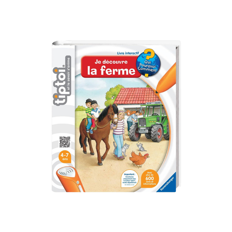 JE DÉCOUVRE LA FERME | LIVRE DÉVEIL POUR ENFANTS