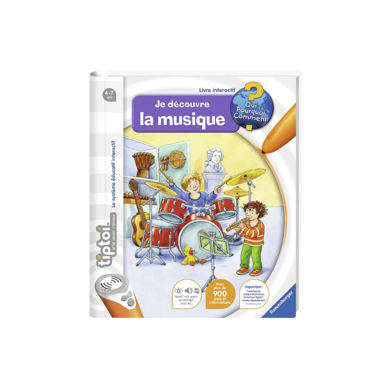 JE DECOUVRE LA MUSIQUE | LIVRE DÉVEIL POUR ENFANTS