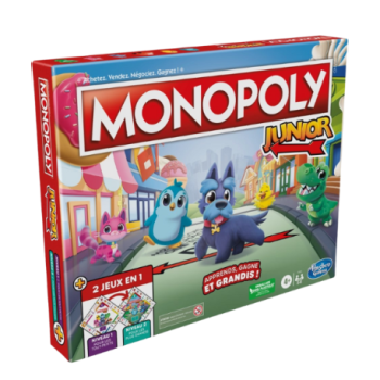 MONOPOLY JUNIOR | JEU DE SOCIÉTÉ POUR ENFANTS