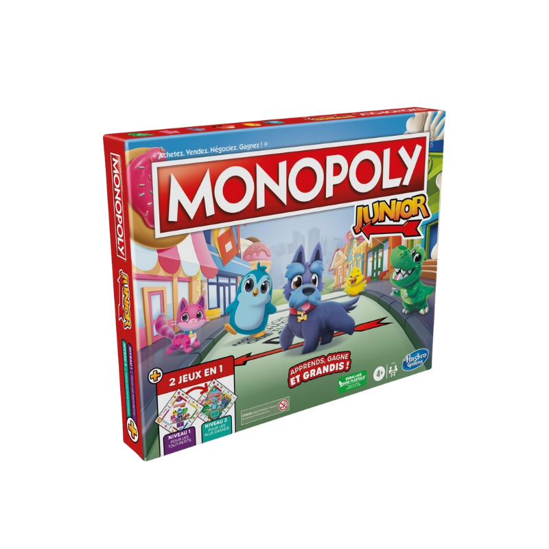 MONOPOLY JUNIOR | JEU DE SOCIÉTÉ POUR ENFANTS