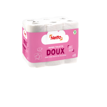PAPIER TOILETTE NETTO DOUX...