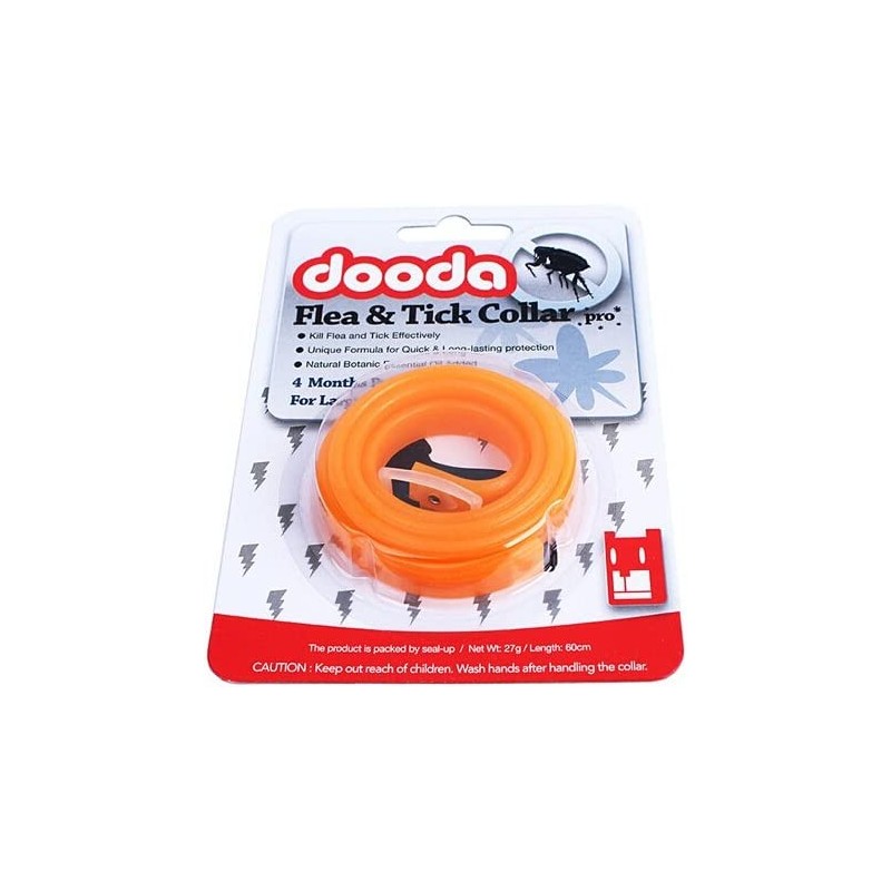 ANTI-PUCES DOODA COLLIER ANTI-PUCES pour chien & chat / marque : dooda / matière pvc (40cm)