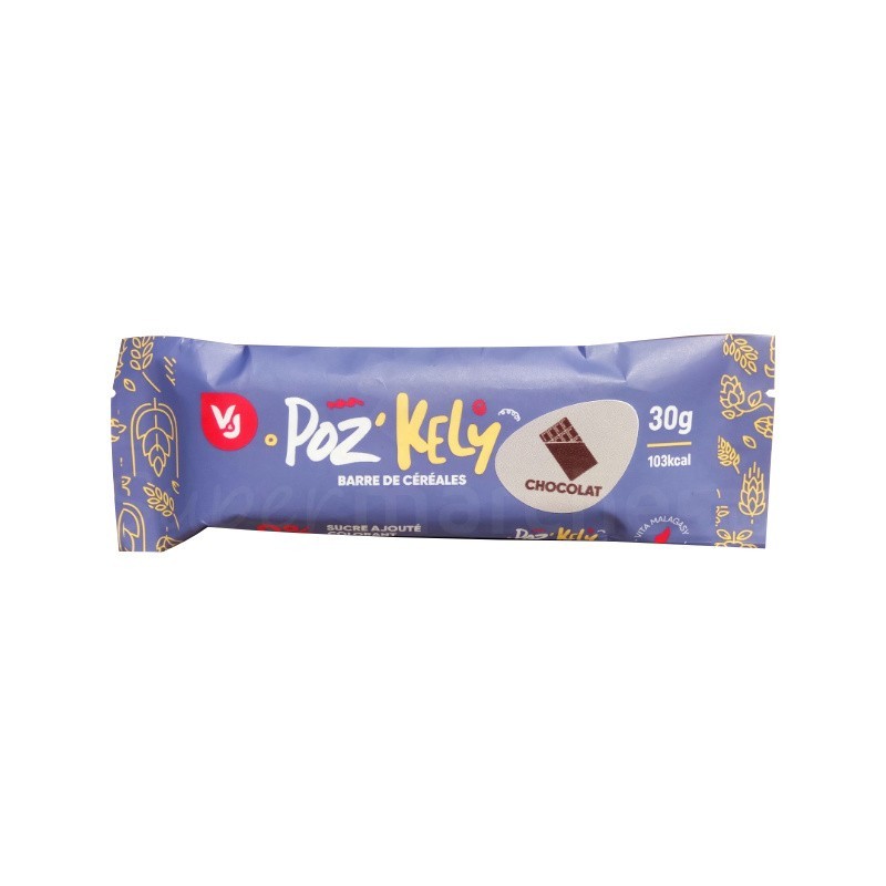 Barre de Céréales Chocolat Poz'kely 30g
