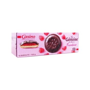 Génoise Framboise 150g Casino | Biscuit