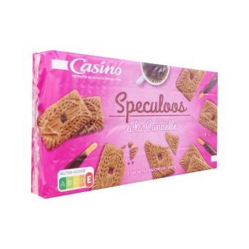 Biscuits Speculoos à la Cannelle Casino 2x250g