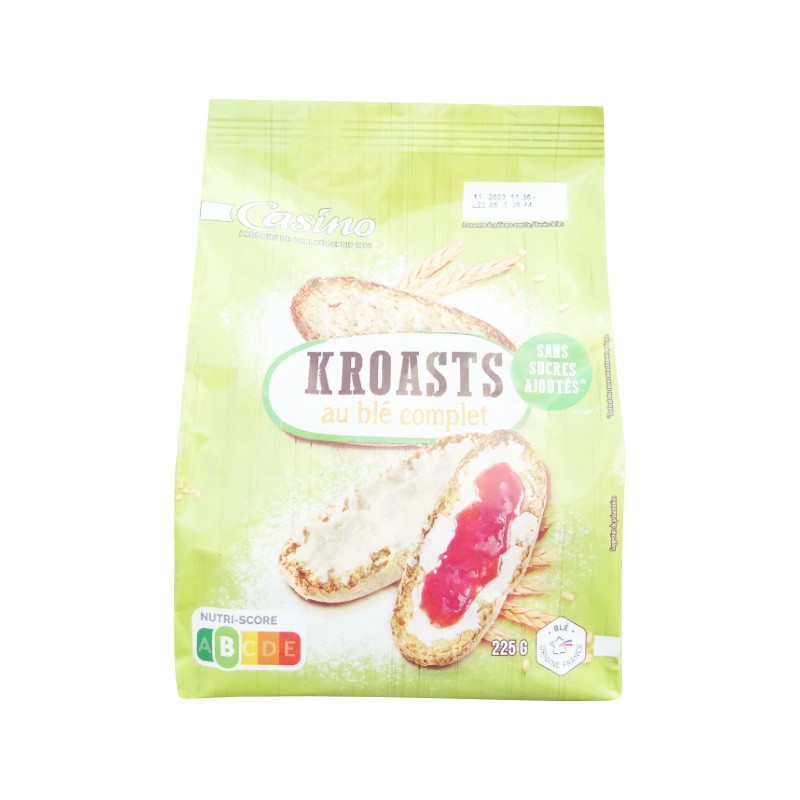 Kroast au Blé complet recette Suédois Casino 225g