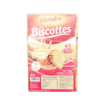 Biscottes Blondor 330g | x45 tranches