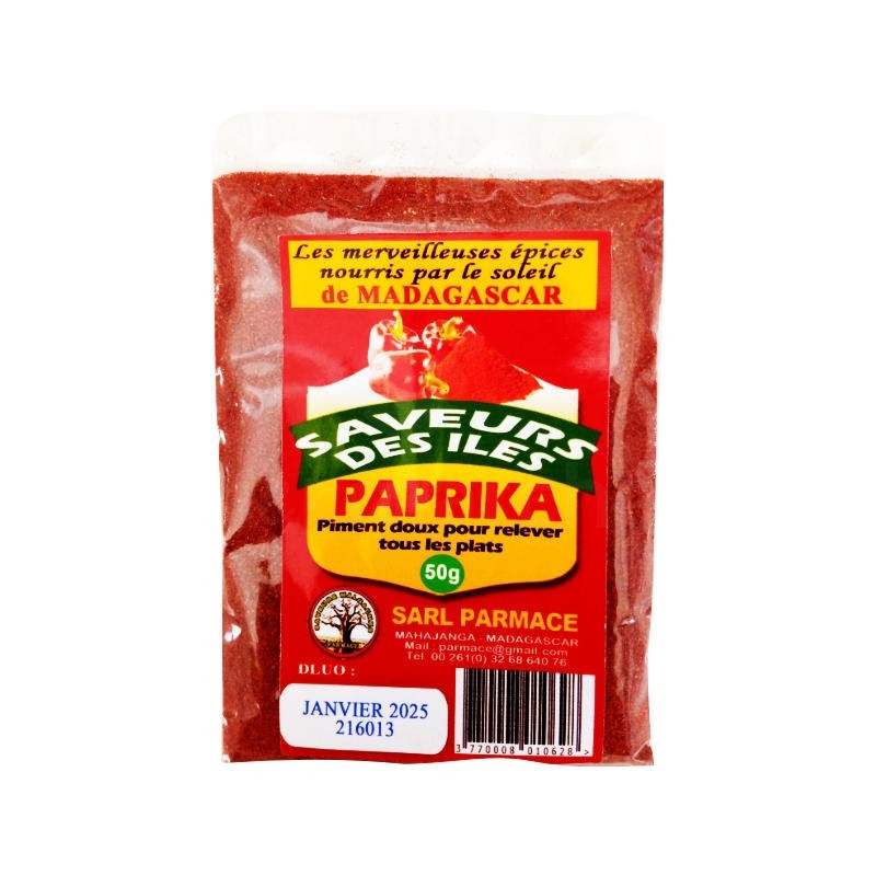 Paprika doux Saveur des Îles 50g | Epices de Madagascar