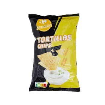 Tortilla chips nature Carrefour 200g | Biscuits apéritif
