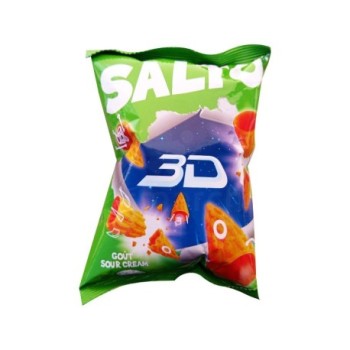 Salto Chips 3D Sour Cream & Oignon | Le plaisir salé et craquant
