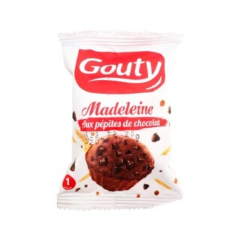 Madeleine au Chocolat Gouty | madeleine moelleuse