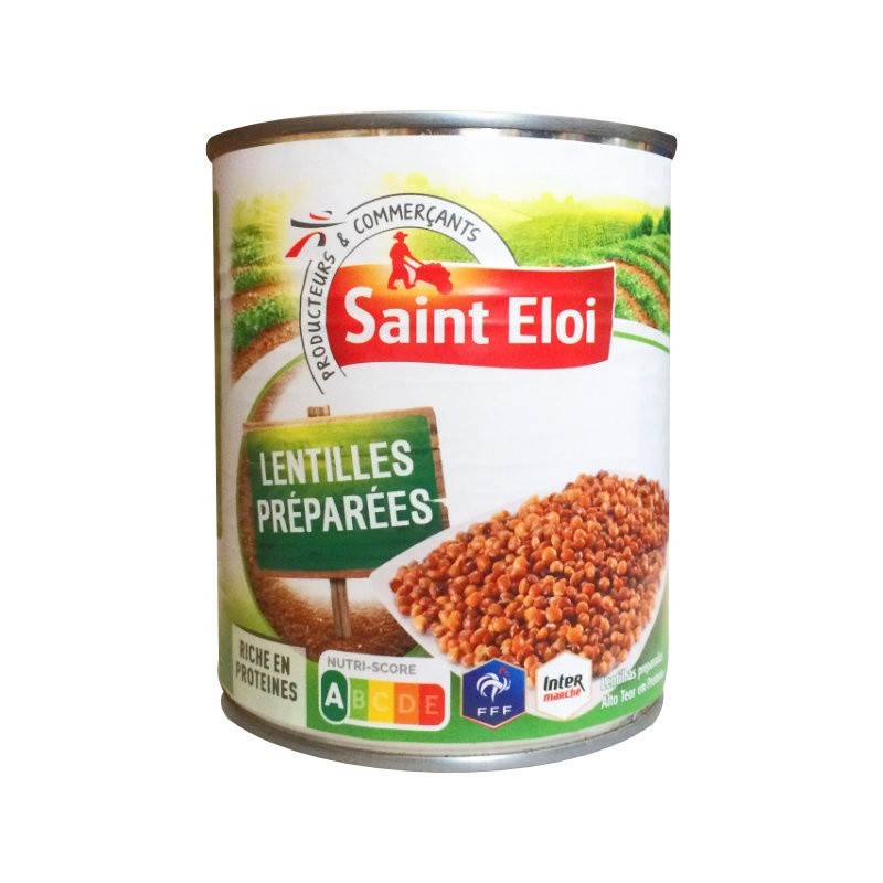 Lentilles Préparées St Eloi 4/4 800G