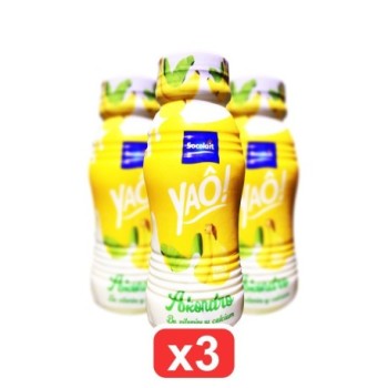 Pack de 3 Yaô banane Socolait 250ml | Yaourt à boire