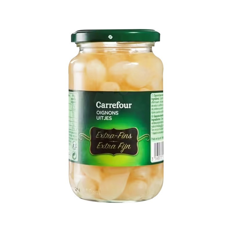 Oignons blancs Carrefour 37cl  | marinés au vinaigre