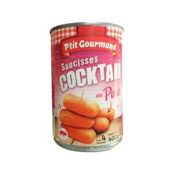 Saucisse cocktail porc Ptit gourmand 200g