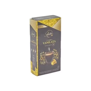 Café capsule expresso Vanille Carrefour 52g | Boîte de 10 unité | Compatible Nespresso