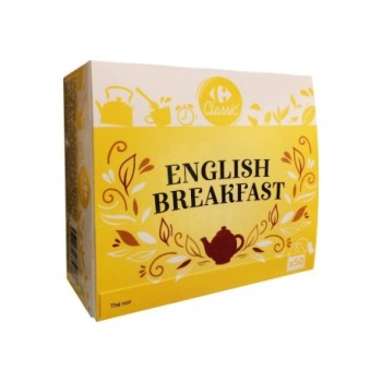 Thé English Breakfast Carrefour | 50 sachets de 2 grammes