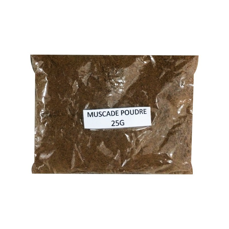 Muscade en poudre 25g | Épices de Madagascar