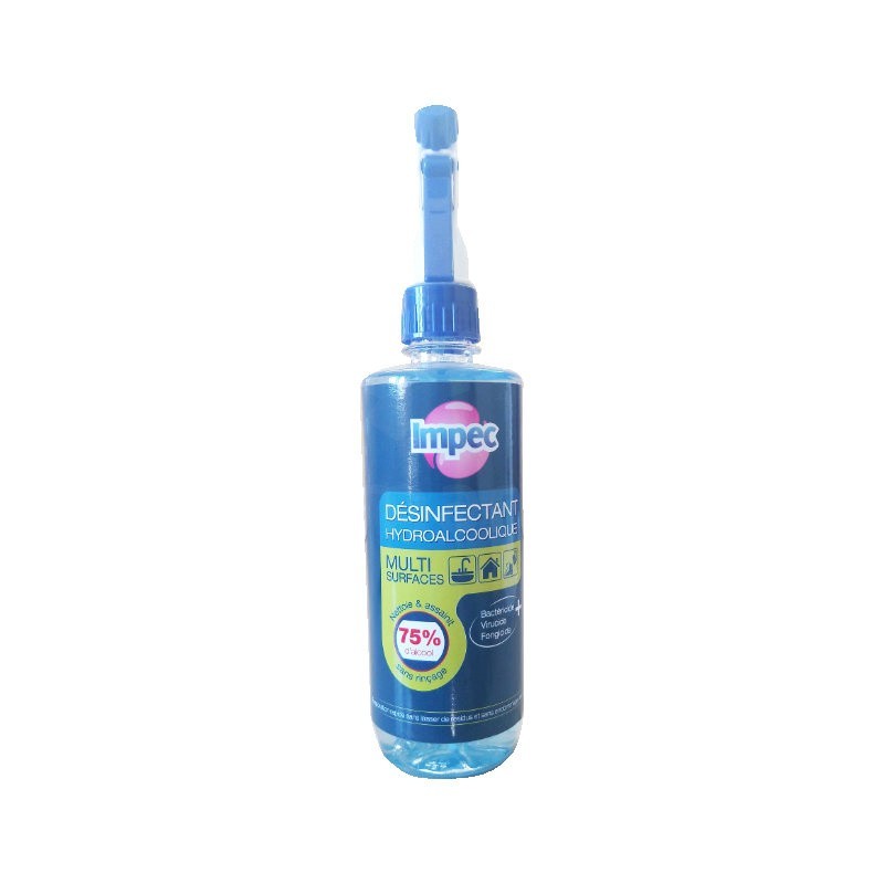 Spray désinfectant hydroalcoolique 75%  Impec 500ml