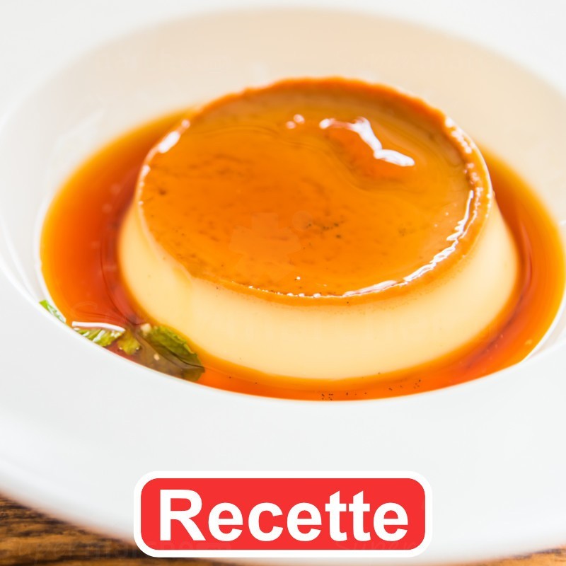 Ingrédients flan pâtissier sans pâte