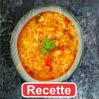 Ingrédients pour soupe de Vermicelles | Recettes