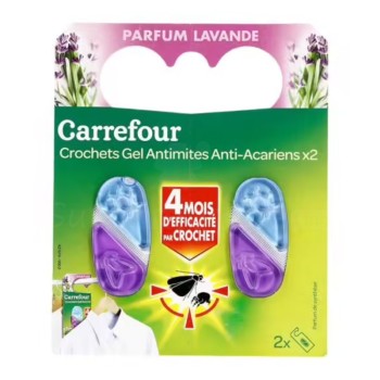 Anti-mites acarien lavande Carrefour x 2 crochets