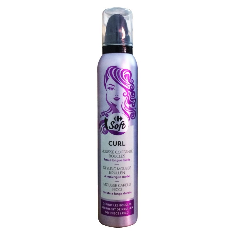 Mousse boucles Carrefour 200ml