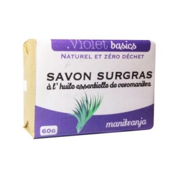 Savon Basics Manitranja Violet 60g | A l'huile essentielle de citronnelle
