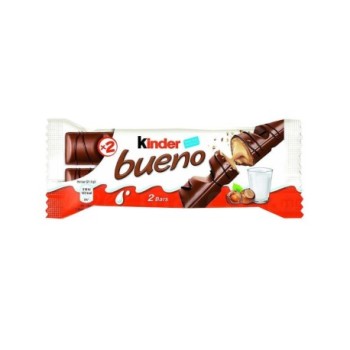 Kinder Bueno 43g | Fines Gaufrettes enrobée de chocolat au lait
