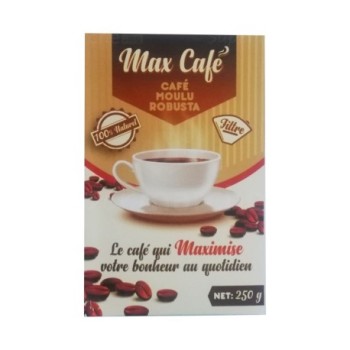 Café moulu Max Café 250g | En carton | 100% Vita Malagasy