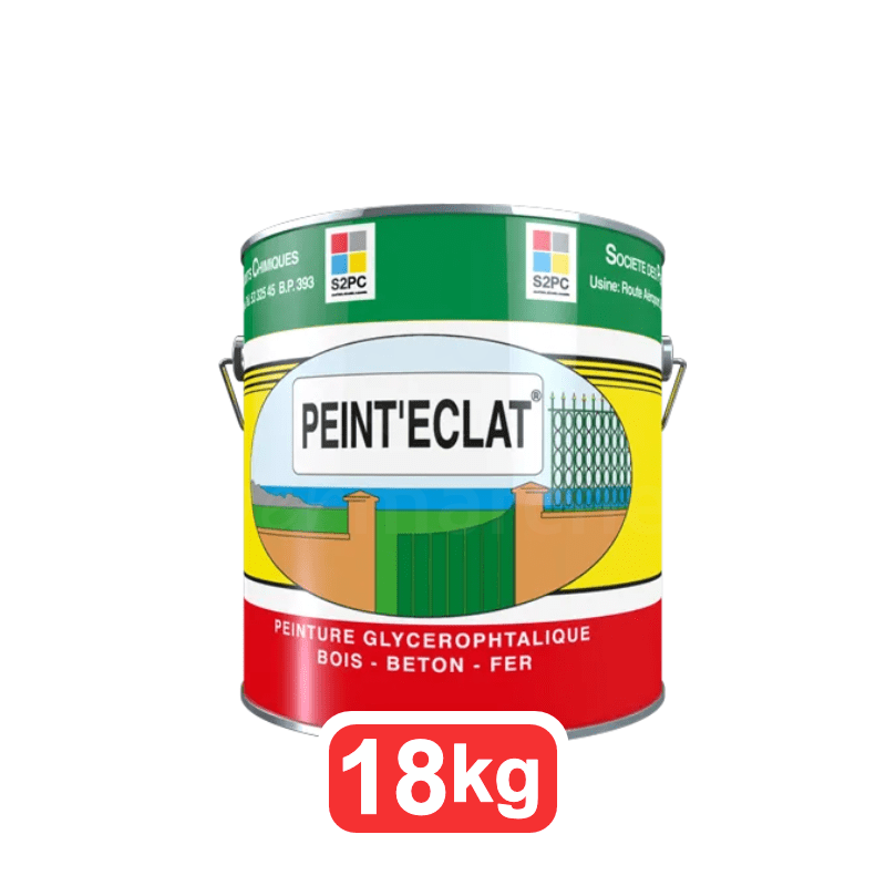 Peinture brillant s2pc 18kg | 19couleurs disponibles | laque glycérophtalique brillante - Vert Pomme