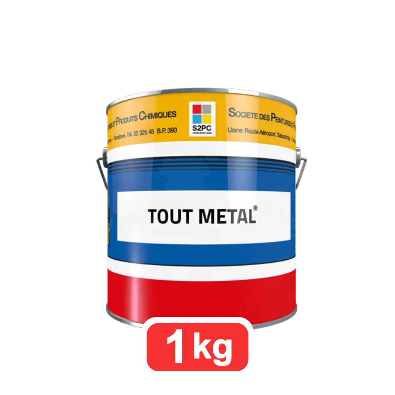 Peinture tout métal s2pc 1kg | 4couleurs disponibles | antirouille et finition mate - Vert Pomme