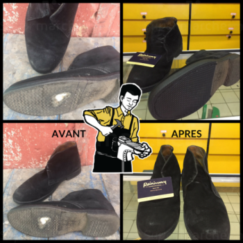 Réparation de Semelles de chaussures par Rainivony | Récupération et livraison comprises - Ressemelage 2mm Noir