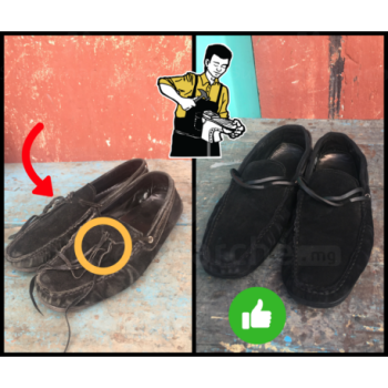 Nettoyage à sec de chaussures en daim par Rainivony | Récupération et livraison comprises - Berby