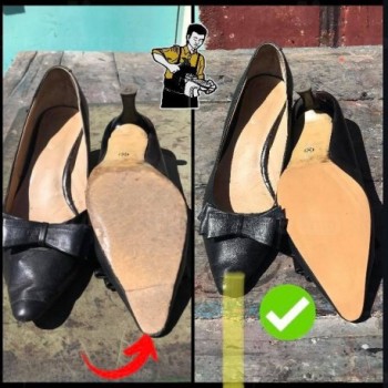 Nettoyage à sec de chaussures en daim par Rainivony | Récupération et livraison comprises - Escarpin