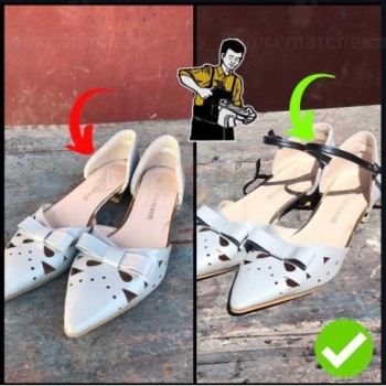 Réparation dessus de la chaussure (TIGE)  par Rainivony | Récupération et livraison comprises - Maquillage bout ou talonette