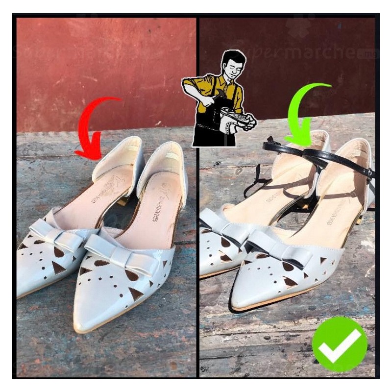 Réparation dessus de la chaussure (TIGE)  par Rainivony | Récupération et livraison comprises - Pour Homme