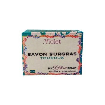 Savon Surgras Toudoux Violet 57g | Savon de douche super riche en beurre de karité