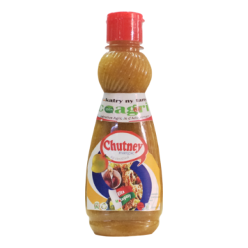 Chutney mangue au miel Coagri | 340ml | Sans conservateur | Bouteille en Verre | 100% Malagasy