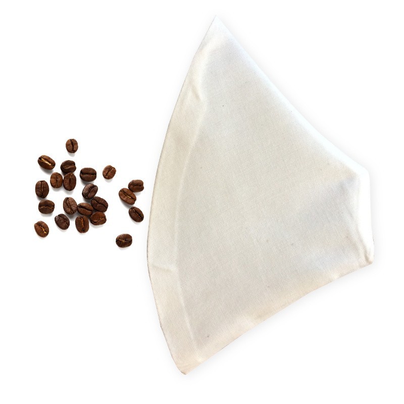 Filtre à café réutilisable  | Tissu lavable et écologique
