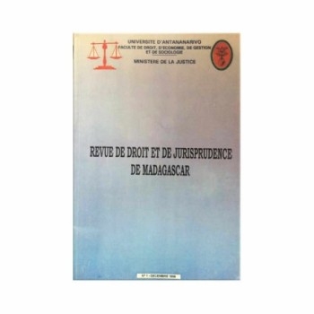 Revue de droit et de jurisprudence N°1 | Ministère de justice