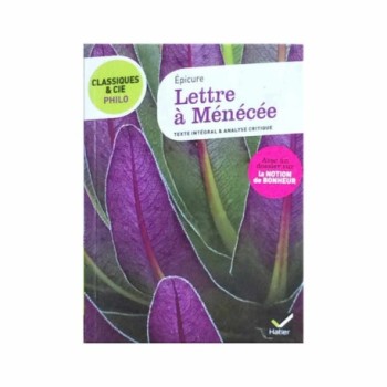 Lettre à Ménécée | Version française | Editions Hatier